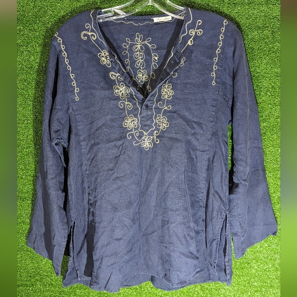 Pure linen brand unsized dimensions are in the listing 100% linen and embroidery - Picture 1 of 3